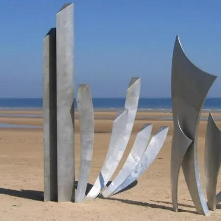 Maison de charme Omaha beach port en bessin Exterior foto